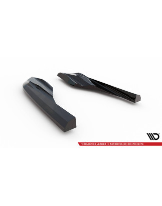Splitters posteriori laterali Porsche Taycan Cross Turismo 4S (Cod. M-PO-TAY-1-4S-CT-RSD1G)