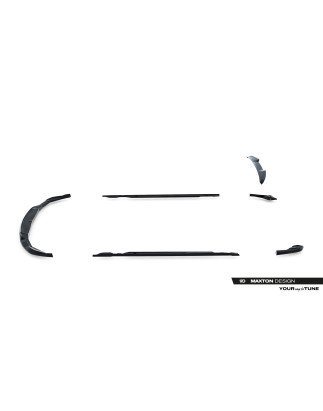 Splitters Set Porsche Taycan Cross Turismo 4S (Cod. M-PO-TAY-1-4S-CT-SET)