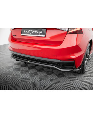 Splitter posteriore (con barre verticali) Skoda Fabia Monte Carlo Mk4 (Cod. M-SK-FA-4-MC-RD1G+RD2G)
