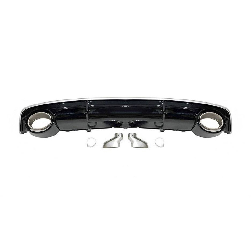 Diffusore Posteriore Audi A7 2015-2018 Look RS7 (Cod. E-TCA0235)