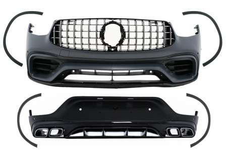 Kit carrozzeria adatto per Mercedes GLC Coupe Facelift C253 Sport Line (2020-Up) GLC63 Design (Cod.  K-CBMBGLCC253FAMG
