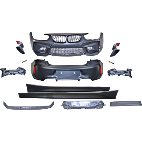 Kit Estetico BMW F20 5 porte LCI 15-19 look M2 (Cod. E-TCBF20212022203)