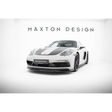 SPLITTER ANTERIORE  V.1 Porsche 718 Cayman GTS 982c (Cod. M-PO-CA-718-GTS-FD1G)