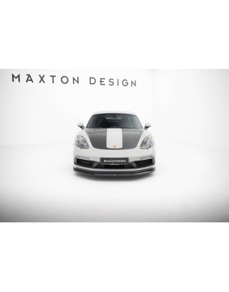 SPLITTER ANTERIORE  V.1 Porsche 718 Cayman GTS 982c (Cod. M-PO-CA-718-GTS-FD1G)