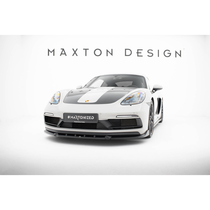 SPLITTER ANTERIORE  V.2 Porsche 718 Cayman GTS 982c (Cod. M-PO-CA-718-GTS-FD2G)