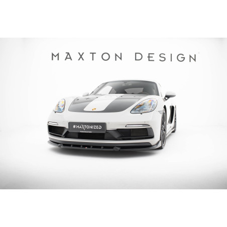 SPLITTER ANTERIORE  V.2 Porsche 718 Cayman GTS 982c (Cod. M-PO-CA-718-GTS-FD2G)