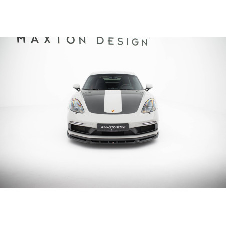 SPLITTER ANTERIORE  V.2 Porsche 718 Cayman GTS 982c (Cod. M-PO-CA-718-GTS-FD2G)