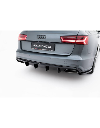 Sottoparaurti posteriore V.2 Audi A6 / A6 C7 S-line/ S6 C7 Facelift (Cod. M-AU-A6-C7F-SLINE-RS1GO_O+