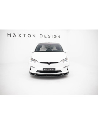 SPLITTER ANTERIORE V.3 Tesla Model X Mk1 Facelift (Cod. M-TE-MODELX-1F-FD3G+FD3RG)