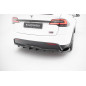 Splitter posteriore (con barre verticali) V.2 Tesla Model X Mk1 Facelift (Cod. M-TE-MODELX-1F-RD3G+R
