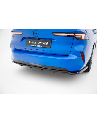Splitter posteriore (con barre verticali) Opel Astra Sports Tourer L (MK6) (Cod. M-OP-AS-L-ST-RD1G+R
