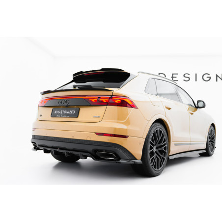 Splitter posteriore (con barre verticali) Audi Q8 Mk1 Facelift (Cod. M-AU-Q8-1F-RD1G+RD2G)