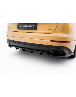 Splitter posteriore (con barre verticali) Audi Q8 Mk1 Facelift (Cod. M-AU-Q8-1F-RD1G+RD2G)