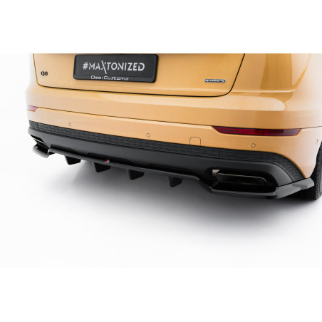 Splitter posteriore (con barre verticali) Audi Q8 Mk1 Facelift (Cod. M-AU-Q8-1F-RD1G+RD2G)
