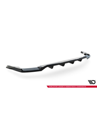 Splitter posteriore (con barre verticali) Audi Q8 Mk1 Facelift (Cod. M-AU-Q8-1F-RD1G+RD2G)
