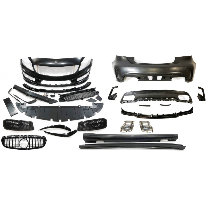 Kit Estetico Mercedes W176 A45 2012-2015 Look AMG Calandra (Cod. E-TCM01560157015802270089)