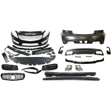 Kit Estetico Mercedes W176 A45 2012-2015 Look AMG Calandra (Cod. E-TCM01560157015802270089)