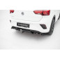 Splitter centrale posteriore (con barre verticali) Volkswagen T-Roc R Mk1 (Cod. M-VW-T-ROC-1PF-R-RD1