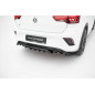 Splitter centrale posteriore (con barre verticali) Volkswagen T-Roc R Mk1 (Cod. M-VW-T-ROC-1PF-R-RD1