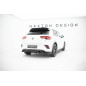 Splitter centrale posteriore (con barre verticali) Volkswagen T-Roc R Mk1 (Cod. M-VW-T-ROC-1PF-R-RD1