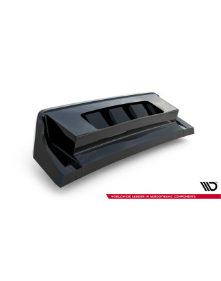 Splitter centrale posteriore (con barre verticali) Volkswagen T-Roc R Mk1 (Cod. M-VW-T-ROC-1PF-R-RD1