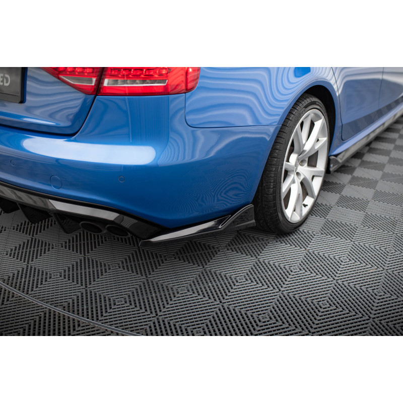 Splitters posteriori laterali V.2 Audi S4 / A4 S-Line berlina B8 (Cod. M-AU-S4-B8-RSD2G)