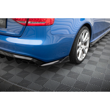 Splitters posteriori laterali V.2 Audi S4 / A4 S-Line berlina B8 (Cod. M-AU-S4-B8-RSD2G)
