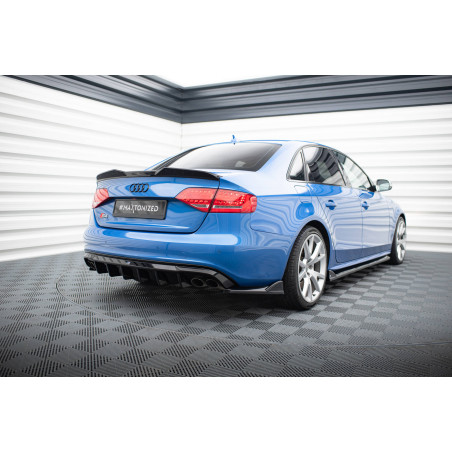 Splitters posteriori laterali V.2 Audi S4 / A4 S-Line berlina B8 (Cod. M-AU-S4-B8-RSD2G)