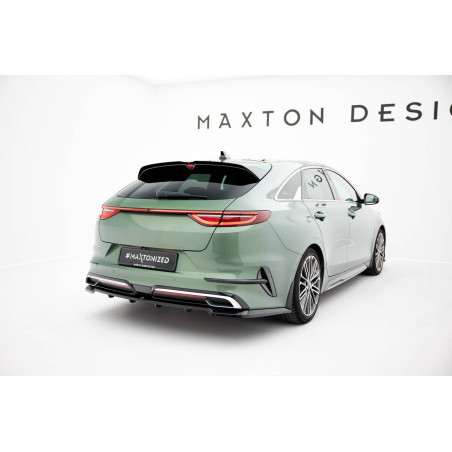 Splitter posteriore (con barre verticali) Kia Proceed GT-Line Mk1 Facelift (Cod. M-KI-CE-3F-PRO-GTLI
