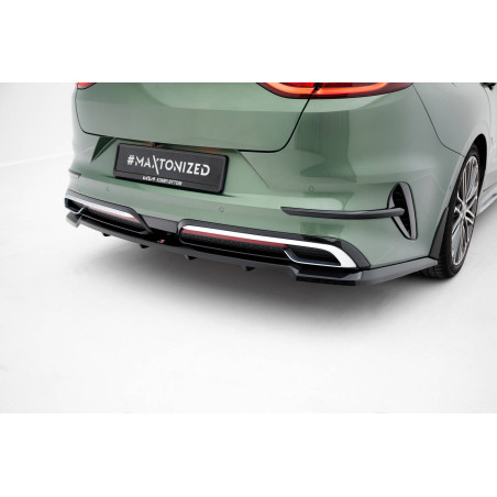 Splitter posteriore (con barre verticali) Kia Proceed GT-Line Mk1 Facelift (Cod. M-KI-CE-3F-PRO-GTLI