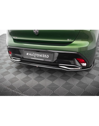 Splitter posteriore (con barre verticali) Peugeot 308 GT  Mk3 (Cod. M-PE-308-3-GT-RD1G+RD2G)