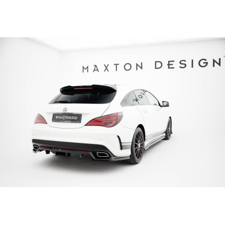 Splitter posteriore (con barre verticali) Mercedes-Benz CLA AMG-Line C117 (Cod. M-ME-CLA-117-AMGLINE