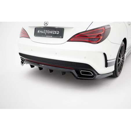 Splitter posteriore (con barre verticali) Mercedes-Benz CLA AMG-Line C117 (Cod. M-ME-CLA-117-AMGLINE
