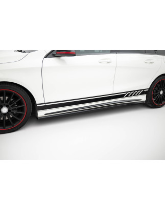 Diffusori minigonne Mercedes-Benz CLA AMG-Line C117 (Cod. M-ME-CLA-117-AMGLINE-SB-SD1G)