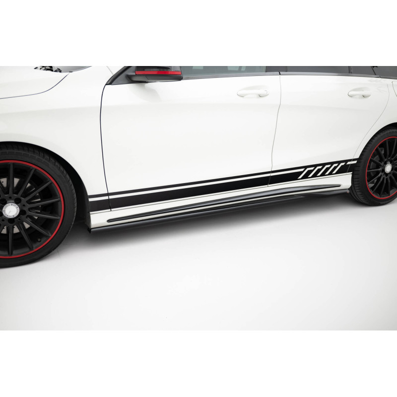 Diffusori minigonne Mercedes-Benz CLA AMG-Line C117 (Cod. M-ME-CLA-117-AMGLINE-SB-SD1G)