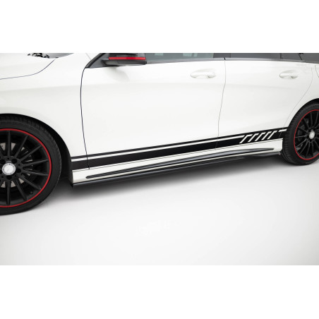 Diffusori minigonne Mercedes-Benz CLA AMG-Line C117 (Cod. M-ME-CLA-117-AMGLINE-SB-SD1G)