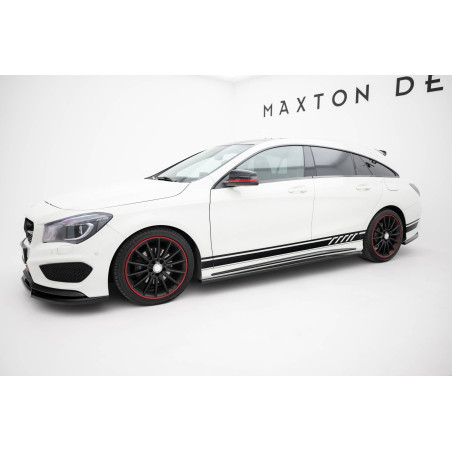 Diffusori minigonne Mercedes-Benz CLA AMG-Line C117 (Cod. M-ME-CLA-117-AMGLINE-SB-SD1G)