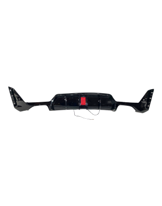 Diffusore Posteriore BMW G20 / G21 LCI 2023+ Look Competition Nero lucido Luce freno a led (Cod. E-T