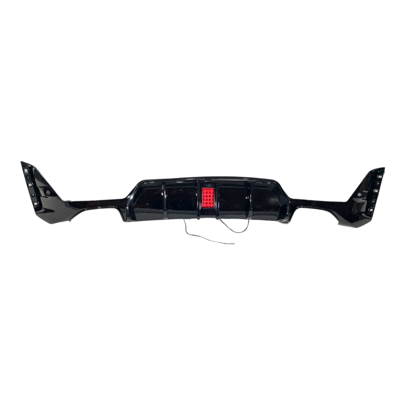 Diffusore Posteriore BMW G20 / G21 LCI 2023+ Look Competition Nero lucido Luce freno a led (Cod. E-T