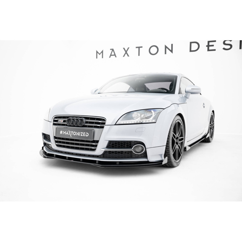 SPLITTER ANTERIORE street pro + Flaps Audi TT S / TT S-Line 8J Facelift (Cod. M-AUTT2SLINECNC-FD1B+F SPLITTER ANTERIORE street pro + Flaps Audi TT S / TT S-Line 8J Facelift (Cod. M-AUTT2SLINECNC-FD1B+F
