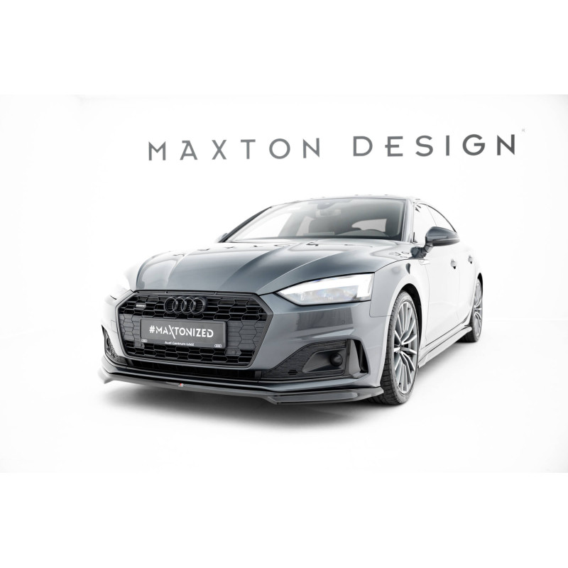 SPLITTER ANTERIORE  V.1 Audi A5 F5 Facelift (Cod. M-AU-A5-2F-SB-FD1G)