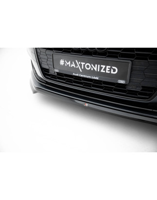 SPLITTER ANTERIORE  V.1 Audi A5 F5 Facelift (Cod. M-AU-A5-2F-SB-FD1G)
