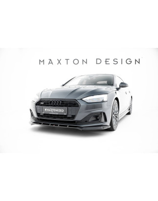 SPLITTER ANTERIORE  V.2 Audi A5 F5 Facelift (Cod. M-AU-A5-2F-SB-FD2G)