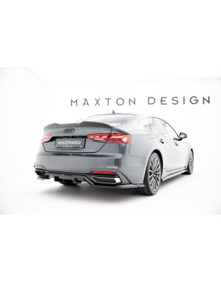 Splitter posteriore (con barre verticali) Audi A5 F5 Facelift (Cod. M-AU-A5-2F-SB-RD1G+RD2G)