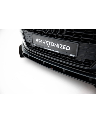 SPLITTER ANTERIORE street pro + Flaps Audi A5 F5 Facelift (Cod. M-AUA52FSBCNC-FD1B+FSF1G)