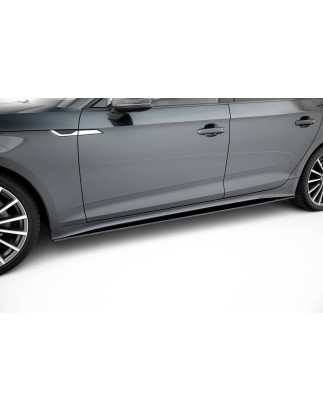 Diffusori minigonne street pro Audi A5 Sportback F5 Facelift (Cod. M-AUA52FSBCNC-SD1B)