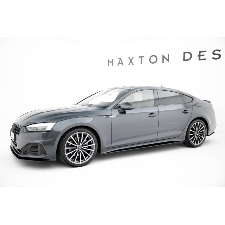 Diffusori minigonne street pro Audi A5 Sportback F5 Facelift (Cod. M-AUA52FSBCNC-SD1B)
