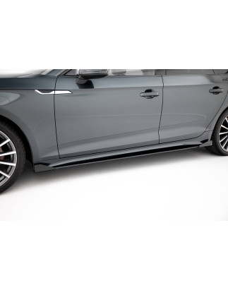 Diffusori minigonne street pro + Flaps Audi A5 Sportback F5 Facelift (Cod. M-AUA52FSBCNC-SD1B+SF1G)