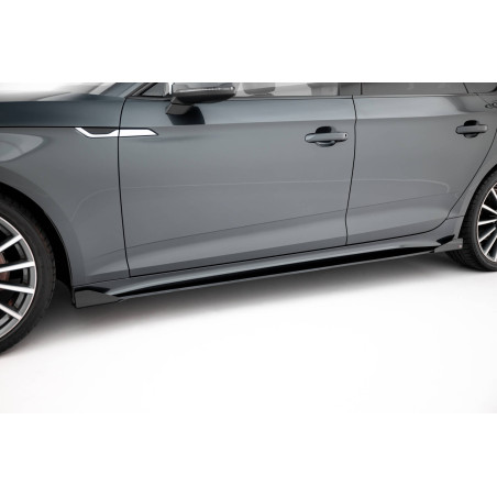 Diffusori minigonne street pro + Flaps Audi A5 Sportback F5 Facelift (Cod. M-AUA52FSBCNC-SD1B+SF1G)