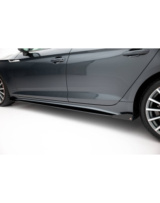 Diffusori minigonne street pro + Flaps Audi A5 Sportback F5 Facelift (Cod. M-AUA52FSBCNC-SD1B+SF1G)